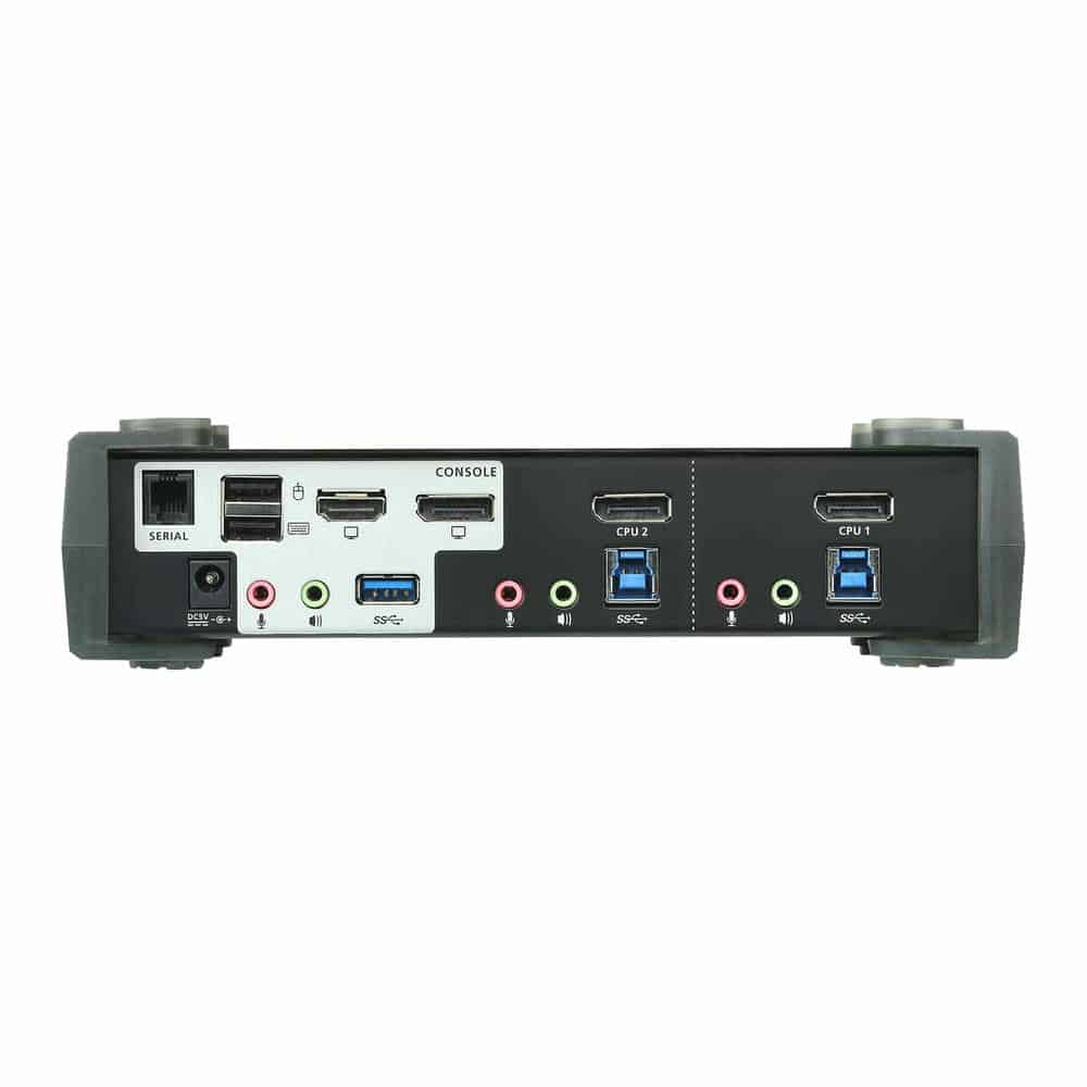 (image for) Aten CS1922M 2-Port USB 3.0 4K DisplayPort MST KVMP Switch